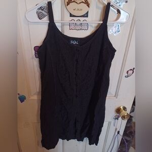 SOL Buttom Up Hippie Boho Festival Dress